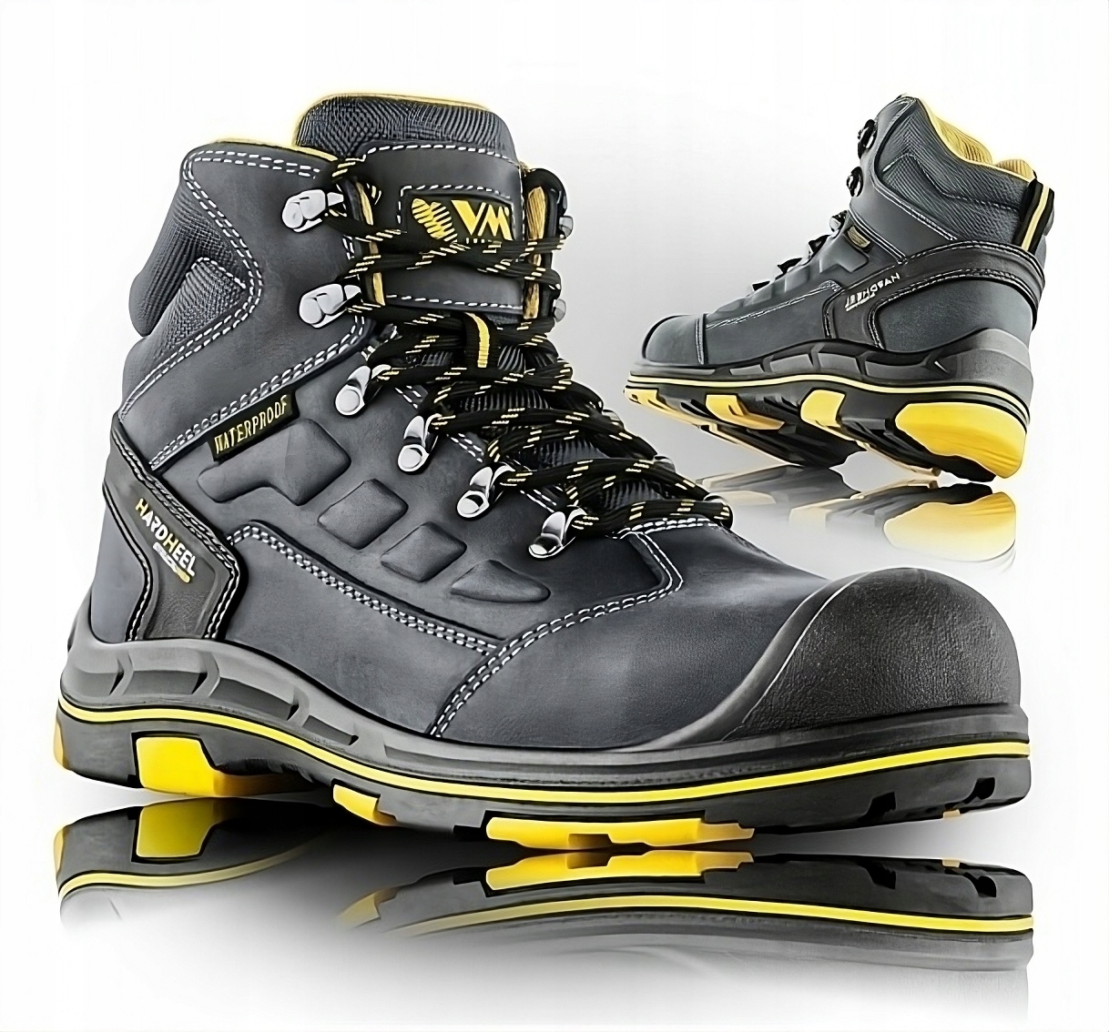Pracovná obuv, členková obuv VM Footwear DORTMUND S7L FO HRO SR ESD veľkosť 43 + nálepka VM FOOTWEAR